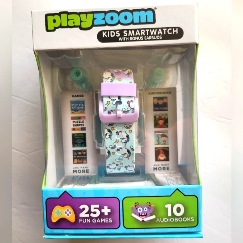 Playzoom Kids Smartwatch & Earbuds Ages 4+ Unicorn Design